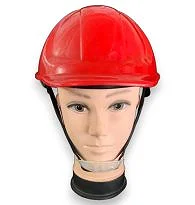 Mũ bảo hộ xuất khẩu Úc màu đỏ có xốp và lỗ thoáng khí