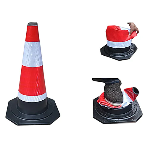 Cọc tiêu cao su 65cm - Ảnh 2