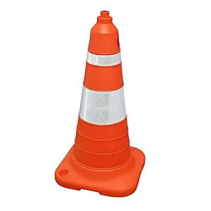 Cọc tiêu nhựa mềm PVC cao 30cm