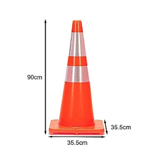 Cọc tiêu nhựa mềm PVC cao 90cm