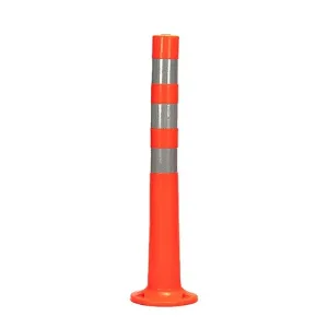 Cọc tiêu phân làn giao thông Hàn Quốc 75cm đế 200mm nhựa siêu dẻo