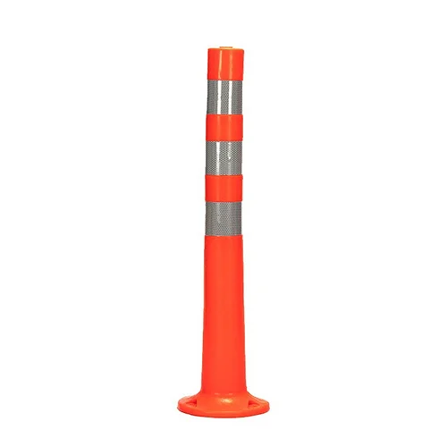 Cọc tiêu phân làn giao thông Hàn Quốc 75cm đế 200mm nhựa siêu dẻo