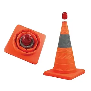 Cọc tiêu giao thông di động co rút Hàn Quốc 68cm