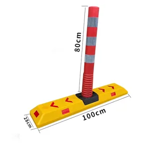 Dải phân cách cọc tiêu cao 80cm cảnh báo phân làn giao thông