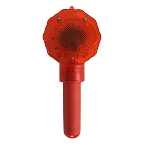Đèn cánh báo hình tròn hoa mai cắm cột, cắm cọc hoặc cầm tay