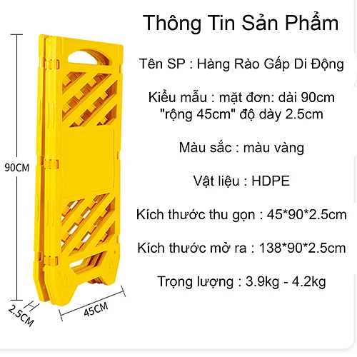 Hàng rào gấp gọn, có thể ghép thêm nhiều tấm với nhau - Ảnh 2