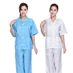 Quần áo chống tĩnh điện ngắn tay