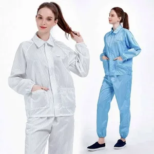 Quần áo chống tĩnh điện dài tay kiểu rời