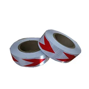 Đề can phản quang đỏ trắng mũi tên