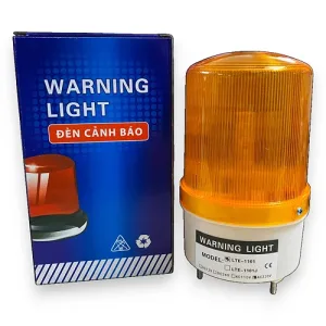 Đèn cảnh báo khẩn cấp 220v không còi màu vàng