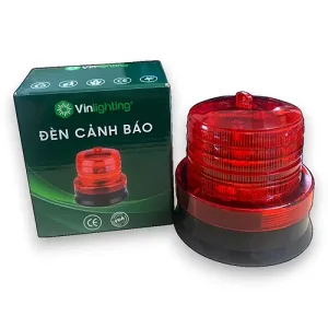 Đèn cảnh báo khẩn cấp sử dụng 2 pin tiểu, đế nam châm đa năng