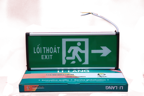 Đèn Exit thường có chỉ hướng 2 mặt Lilang XF-BLZD-2LREL 3WA