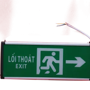 Đèn Exit thường loại chỉ hướng 1 mặt Lilang XF-BLZD-2LREL 3WA