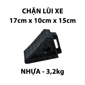 Chặn lùi bánh xe kiểu tam giác đen