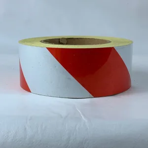 Đề can phản quang trắng đỏ 5cm
