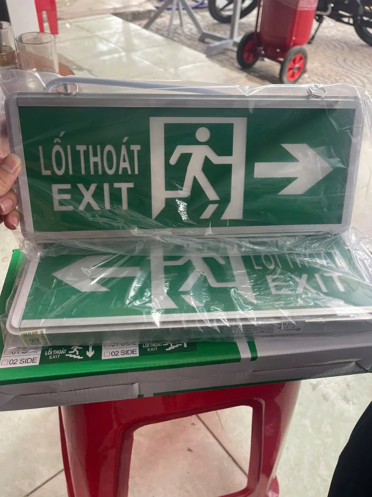 Đèn Exit 2 mặt chỉ 1 hướng - Touming - Ảnh 3